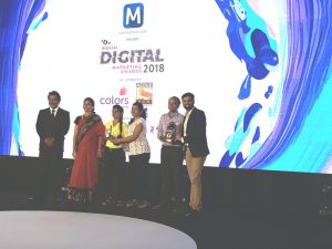 INFIDIGIT receiving the IDMA Award 2018 Team INFIDIGIT receiving the IDMA Award 2018