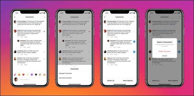 Removing unwanted comments from Instagram